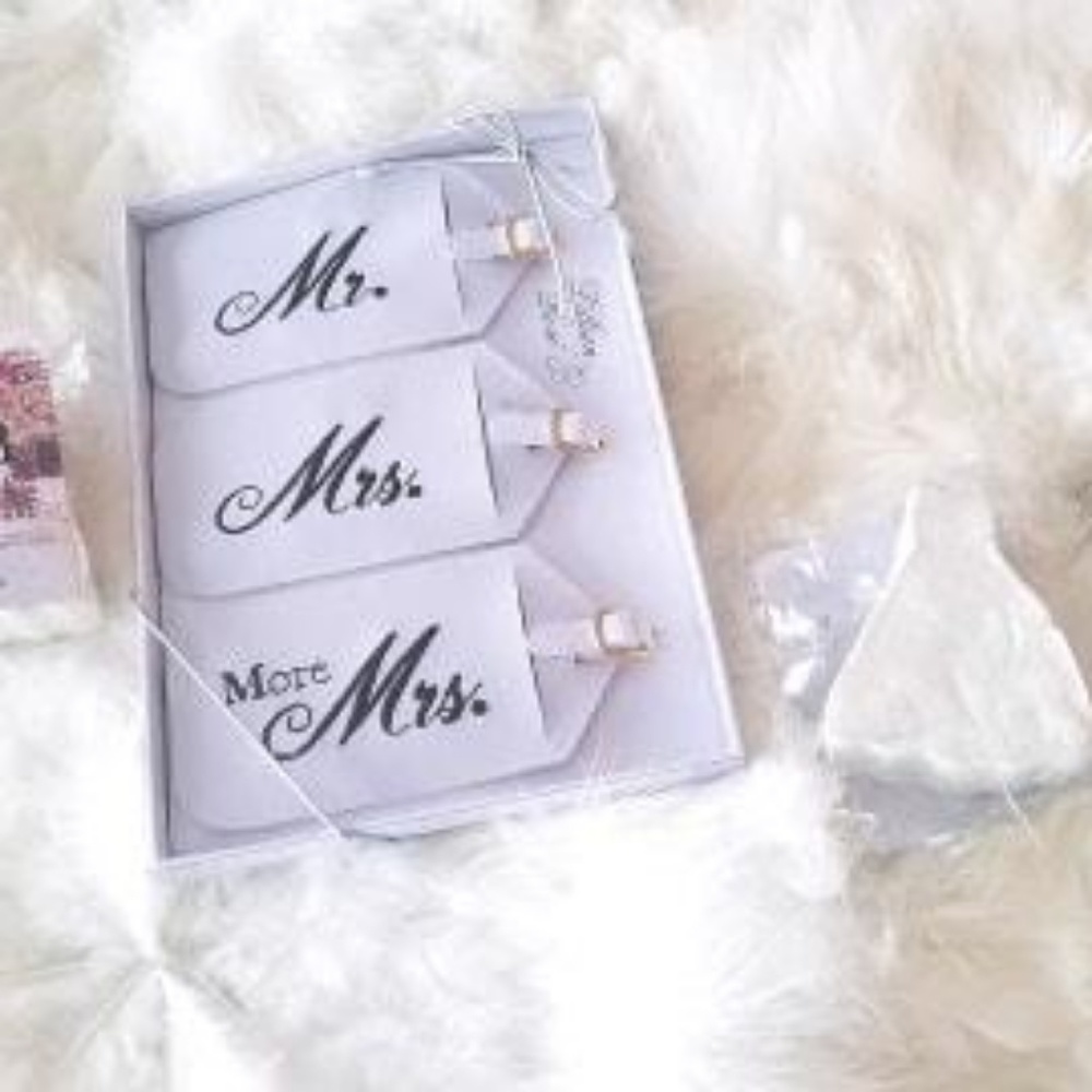 Mr. And Mrs. Luggage Tags Wedding Gift